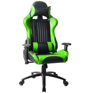 Guyou Y-2624 vert nouveau modèle beauté dos conception peinture chaise de jeu à Base en métal