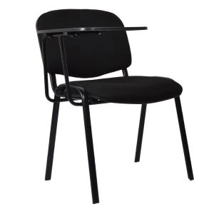 Chaise de salle de réunion rouge commune Y-1757C/chaise d'étude pour étudiants avec bloc-notes
