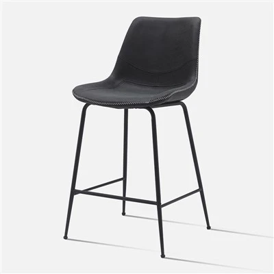 Tabourets en PU Tabouret de bar noir Hauteur Chaise Y-C11